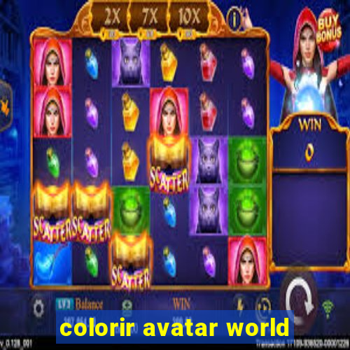 colorir avatar world